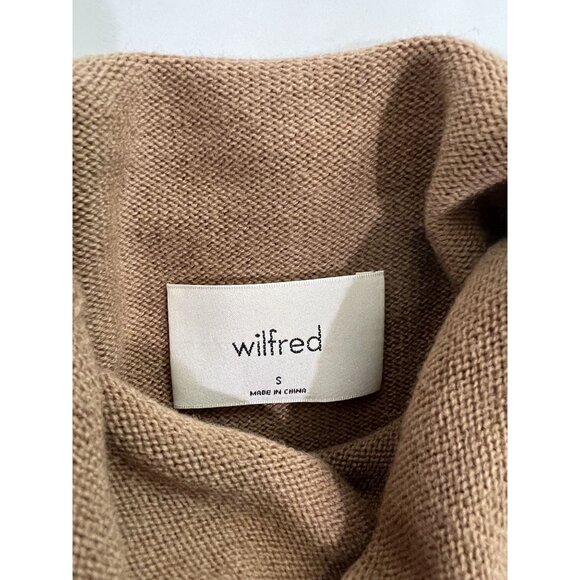 Aritzia Wilfred Turtleneck Knit Sweater in Camel - Picture 3 of 3